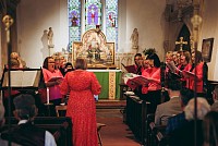 Andover ladies Choir sing at a wedding
