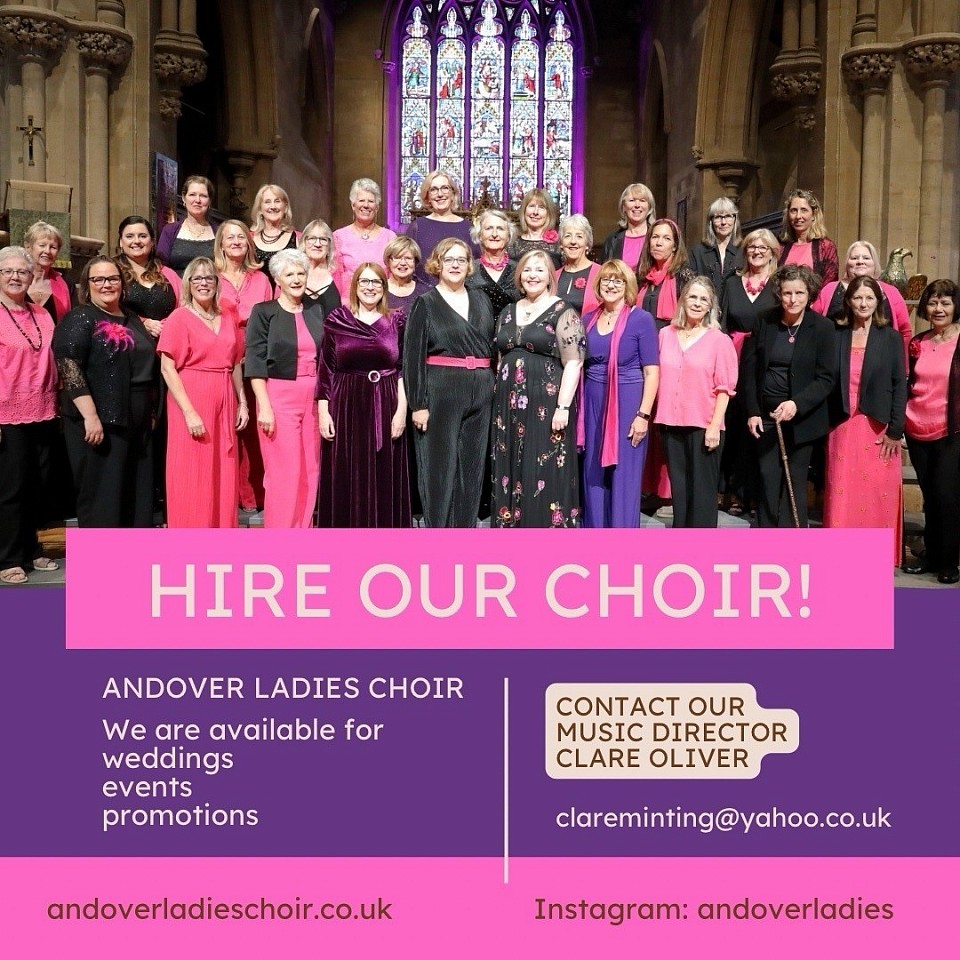 Hire our choir poster