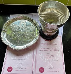 Winners of Show and Sacred Classes, MidSomerset Festival, March 2025