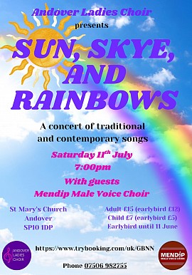 Poster for summer concert